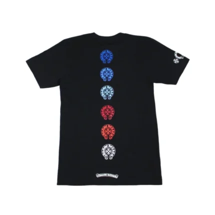 Chrome Hearts Multi Color Horse Shoe T-shirt – Black